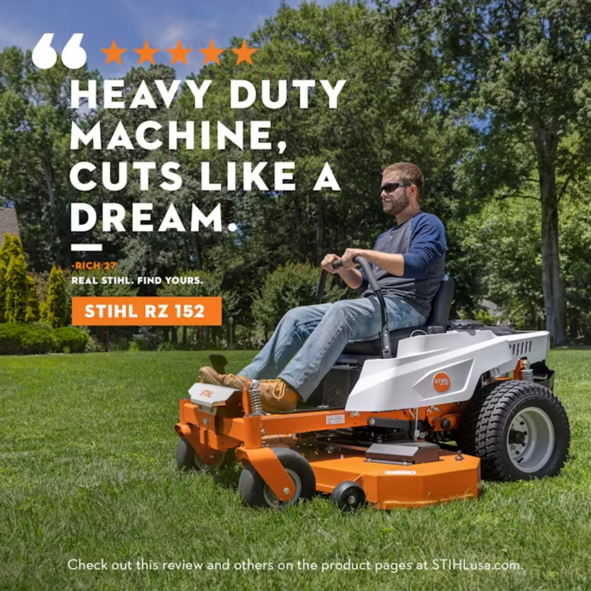 Stihl RZ 152.0 (USA) RIDE-ON ZERO-TURN RZ152D