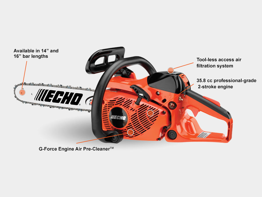 35.8CC PRO CHAINSAW W/14